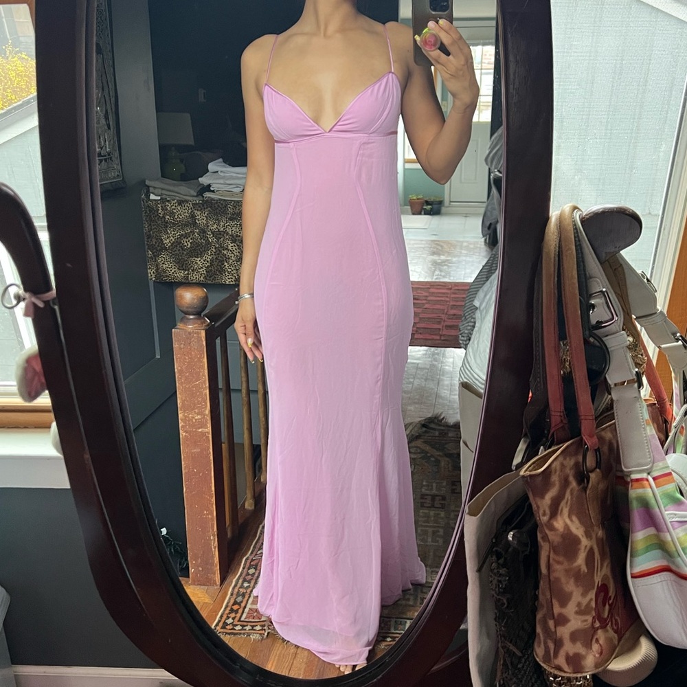 HOUSE OF CB 'Loren' Pink Maxi Dress/Size M(P)-US 6-8/PR3474